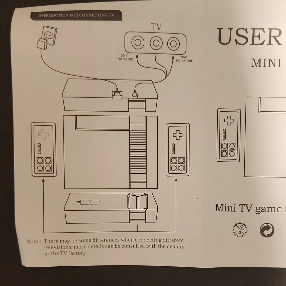 New Mini Game Anniversary Edition Entertainment System - Gray